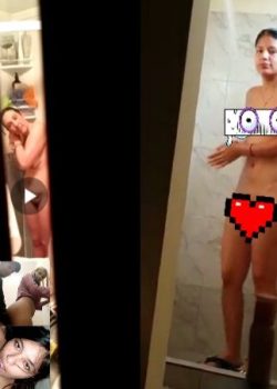 Espiando a la primita mientras toma la ducha y se deja grabar. packsfree.com 4